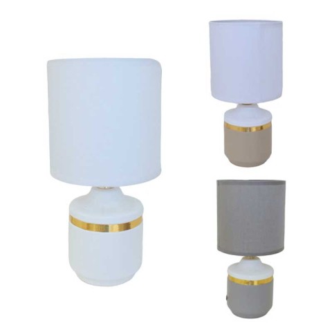 LUME IN CERAMICA CON CAPPA 27H CM