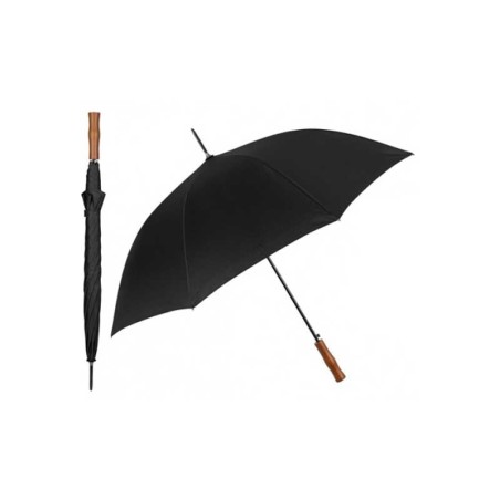 OMBRELLO ANTIVENTO AUTOMATICO DRITTO NERO D.103 CM