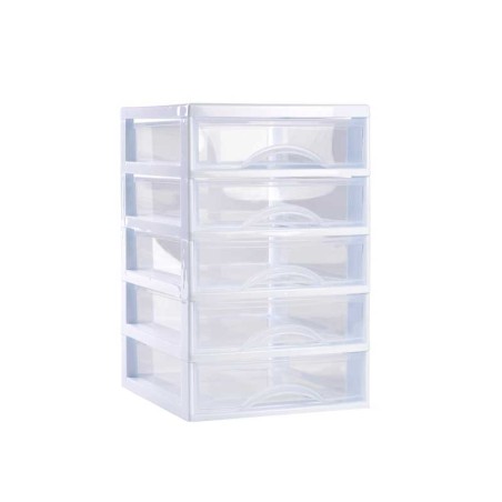 CASSETTIERA GUADIANA 5 CASSETTI BIANCA 18X21,5X28H CM