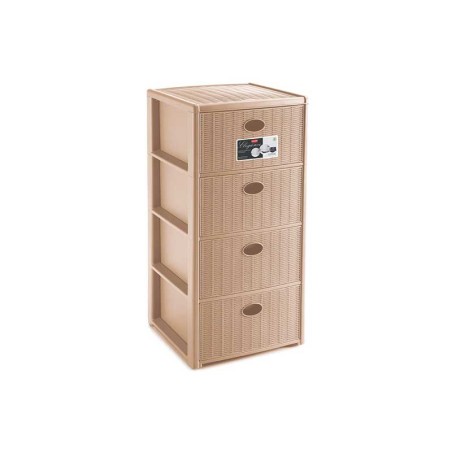 CASSETTIERA ELEGANCE 4 CASSETTI CASHMERE 40X40X80H CM