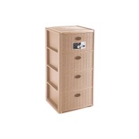 CASSETTIERA ELEGANCE 4 CASSETTI CASHMERE 40X40X80H CM