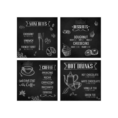 TELA KITCHEN BLACKBOARD 16X16 CM