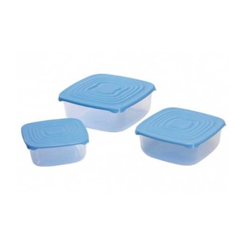 SET 3PZ FRIGO BOX QUADRATO 2,5/1,55/1 LT