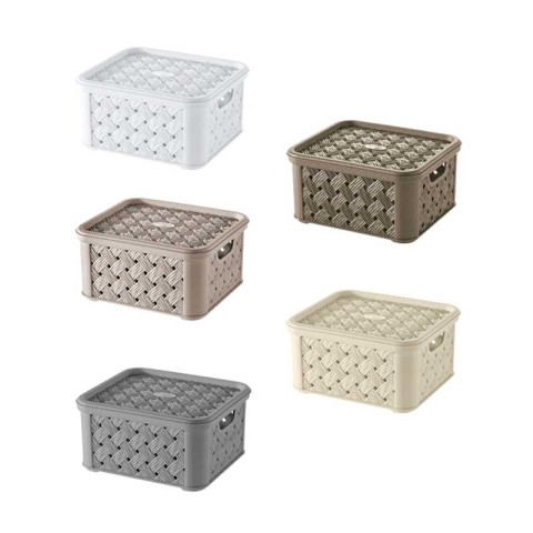 SCATOLA ARIANNA CON COPERCHIO 1,4LT 14,5X16,6X8,5H CM